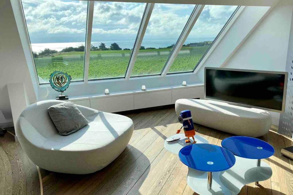 Appartement D'Exception Avec Vue Mer Gicquel Eksteriør bilde